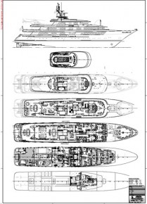 Feadship Motor Yacht layout